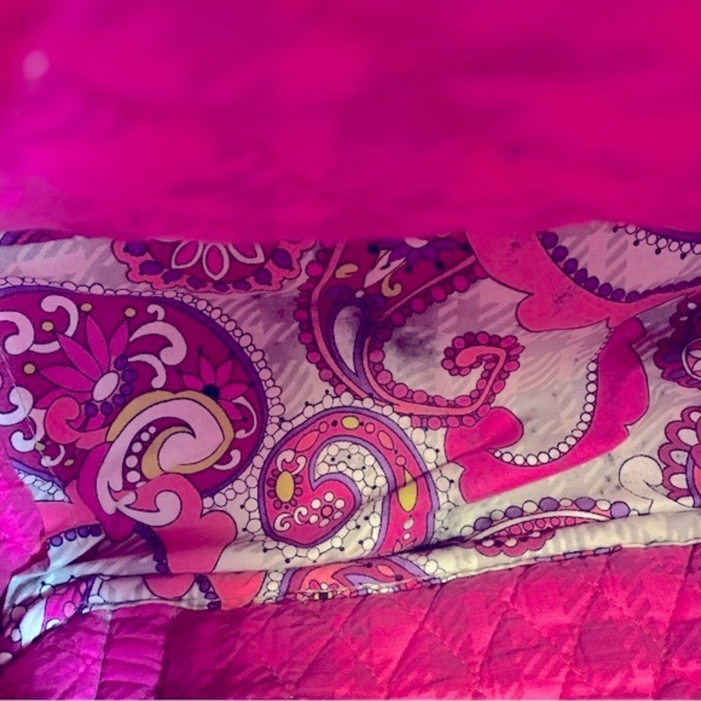Vera Bradley Paisley Meets Plaid Tote Bag - Picture 12 of 13